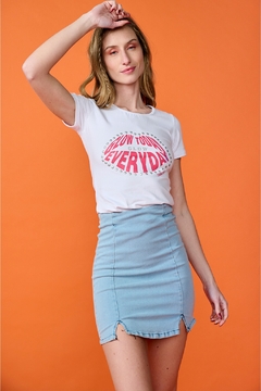 GIN POLLERA JEAN MILAN C/RECOR (29803)