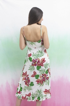 KVF VESTIDO IRREGULAR FLORES C (26842) - comprar online