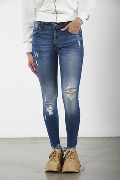 PRI JEAN TIRO MEDIO IRREGULAR (27505) - comprar online