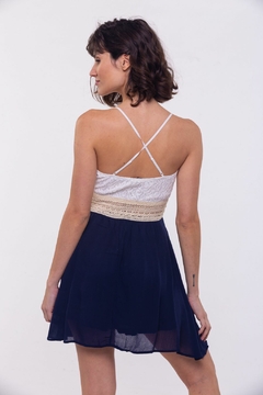 (CH) VESTIDO BAMBULA CON ENCAJ (26841) en internet