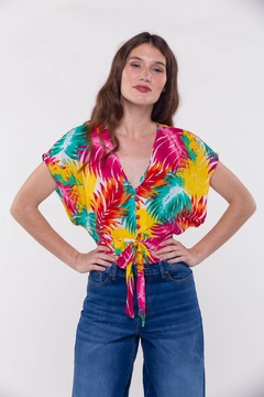 VKH BLUSA TIPO KYMONO CORTO (26635)