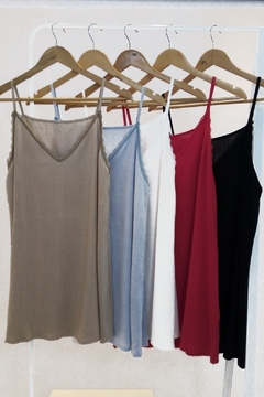 (RIM) VESTIDO CON PUNTILLA DE (28852)