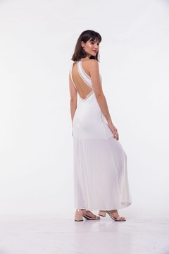 (KD) VESTIDO PUNTILLA ROMBOS (24905) en internet