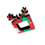Porta Guardanapos Alce Quadrado Em MDF Com Tecido Vermelho Decorativo De Natal 12 Peças - Decoramente Shop