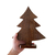 Árvore Natal Madeira Pinus Pequena Decorativa Marrom - comprar online