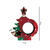 Porta Guardanapos Árvore MDF Com Tecido Vermelho Decorativo De Natal 12 Peças - Decoramente Shop