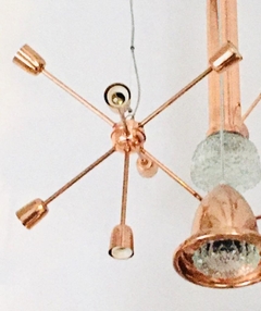 Sputnik 13 luces ø80 cm DORADO
