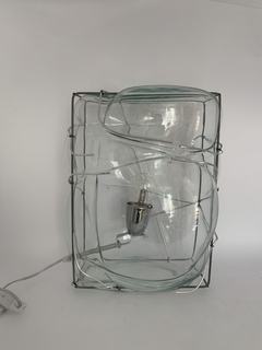 Blown Glass Transparente Geometrica Rectangular 3 GRANDE - Arq. Gustavo Moreno