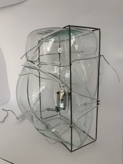 Blown Glass Transparente Geometrica Rectangular 3 GRANDE - Arq. Gustavo Moreno - RED SUR Gallery