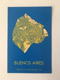 MAPAS DE BUENOS AIRES AZUL AMARIILO. Arq. Laura P. Arizmendi en internet