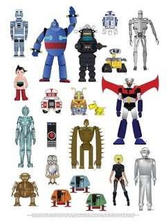 POSTER MAGMA THE SPACE SERIE - ROBOTS - comprar online