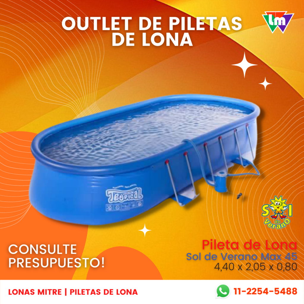 Piletas de Lona - Comprar en Lonas Mitre