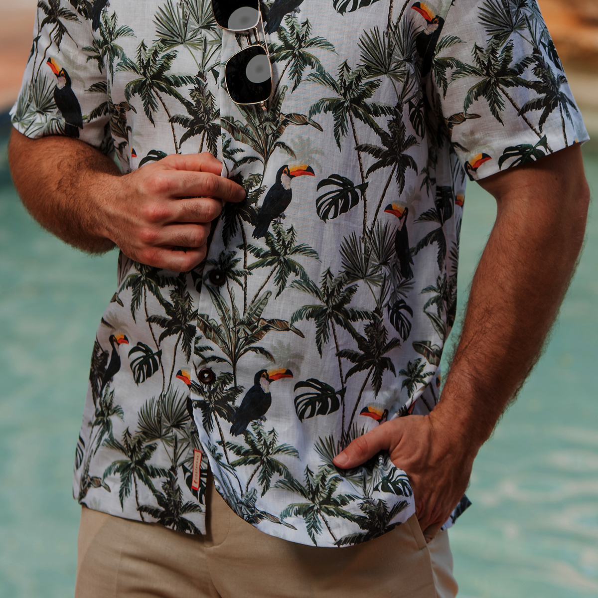 Camisas tipo hawaianas sales para hombre