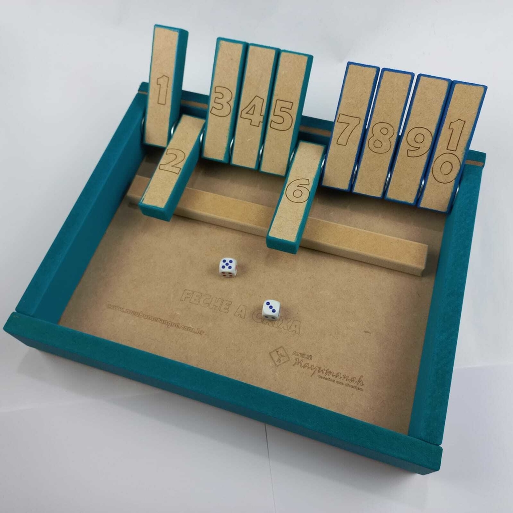 Compra online de Feche a caixa de madeira matemática tradicional