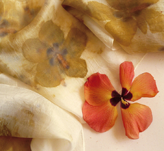 Echarpe de seda Algodoeiro-da-praia - comprar online