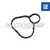Junta Oring Enfriador Aceite Chevtolet CRUZE - SONIC - TRACKER (Chico) GM