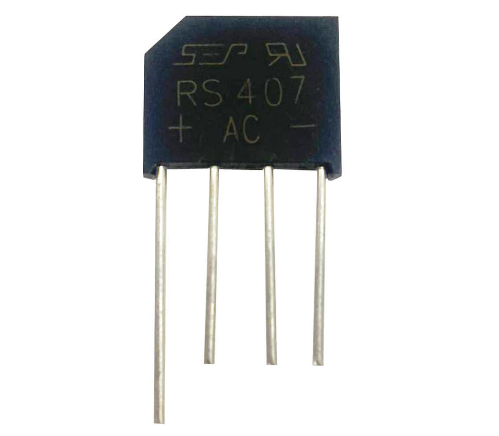DIODO PONTE RETIFICADORA RS 407 - RS407 - Diprimeira