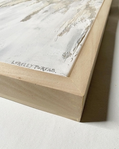 Obra “White silver texture” SOLD OUT. en internet