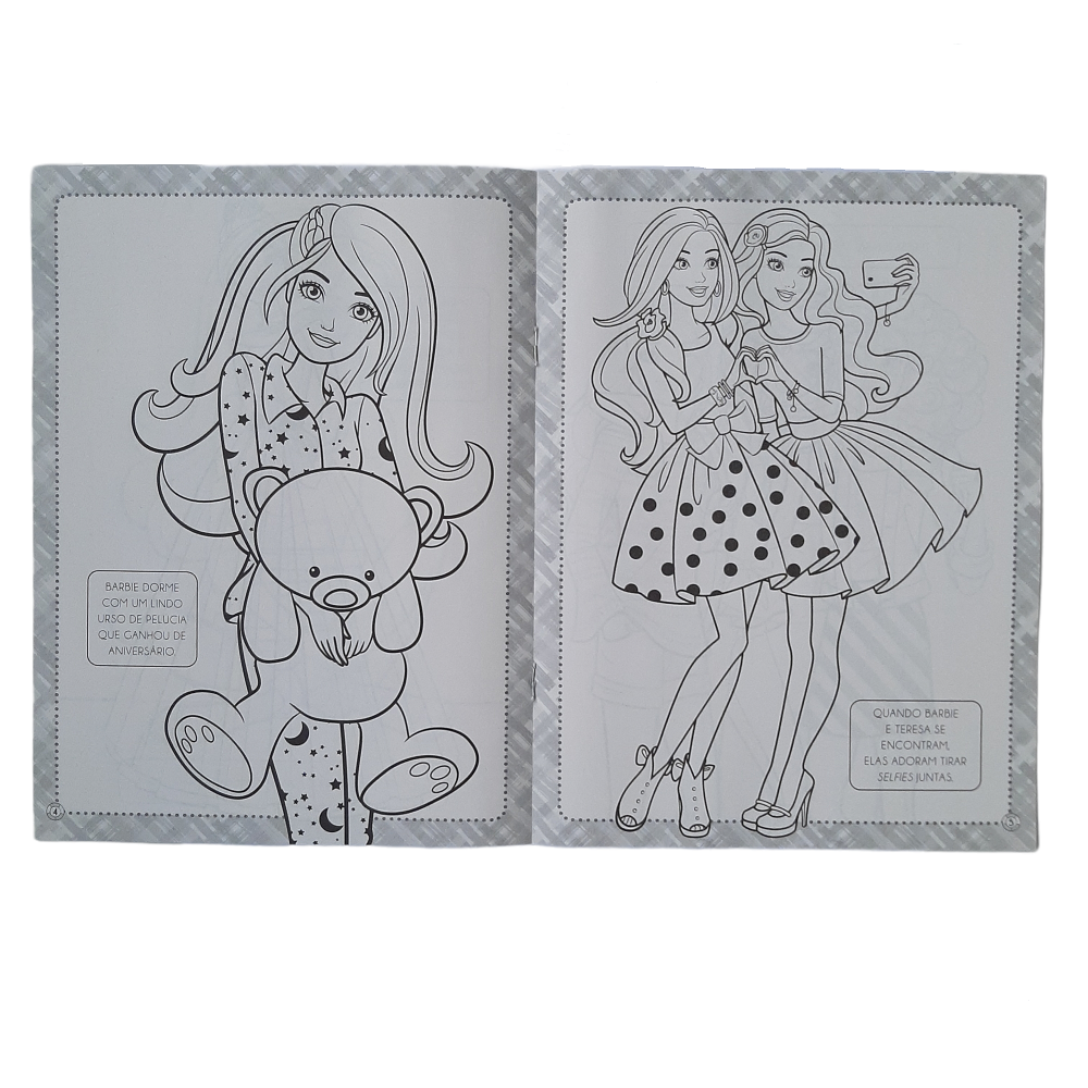 Livro para colorir infantil, 101 Desenhos Barbie, Ciranda Cultural - PT 1  UN - Artes & Pintura - Kalunga
