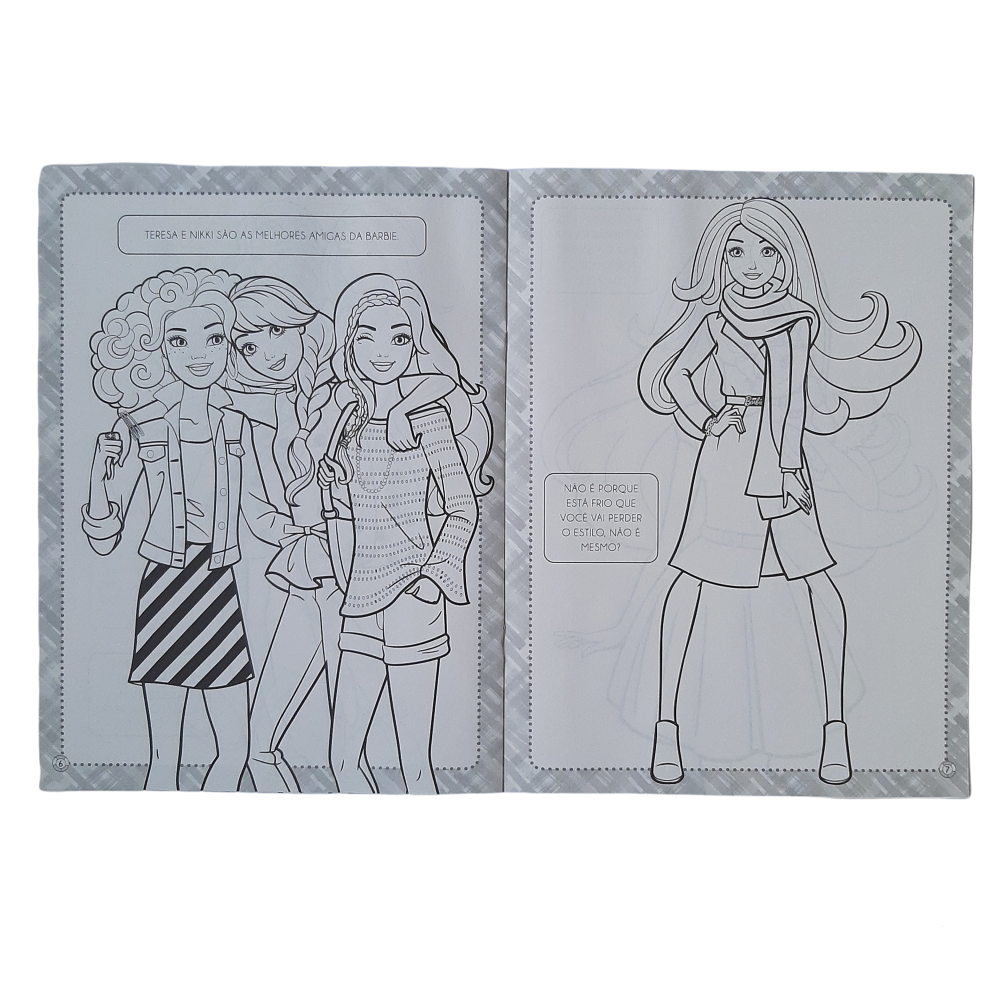 Barbie - Hora de colorir!: Livro de colorir