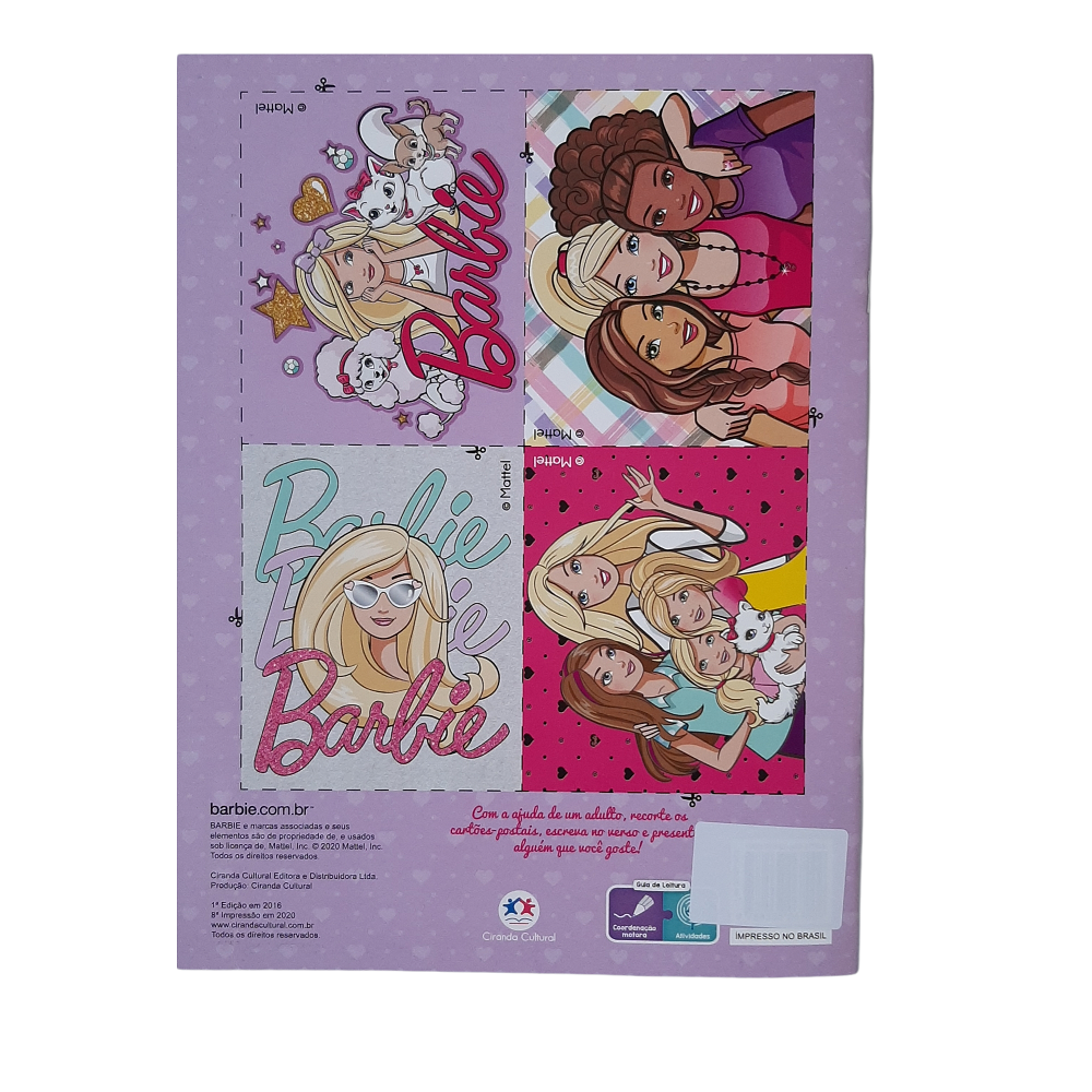 Kit Livrinho de Colorir Barbie