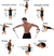 Kit Extensor - 11 Faixas Elásticas de Exercício Musculação Fitness ou Pilates - comprar online