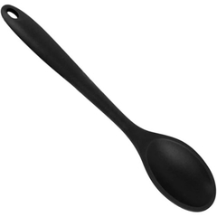 COLHER DE SILICONE 28 CM PRETO DOLCE HOME
