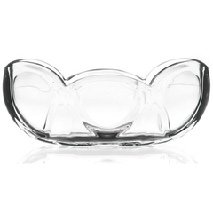 FRUTEIRA DE CRISTAL TCHECO BOHEMIA ALT.11 X LARG. 12 X COMP. 28