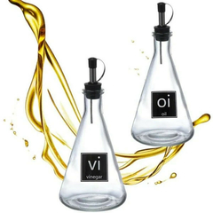 GALHETEIRO DE VIDRO 2 PEÇAS 250 ML CADA MANHATTAN HAUSKRAFT