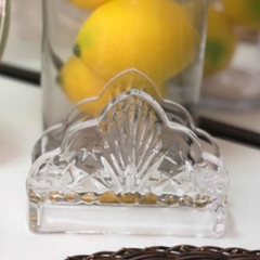 PORTA GUARDANAPO DE CRISTAL 13X4,5CM - comprar online