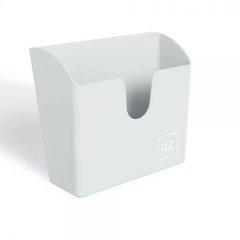 PORTA GUARDANAPO SLIM DE PLÁSTICO SOLIDO BRANCO UZ UTILIDADES