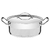 Cacerola de Acero Inoxidable Tramontina Professional 28 Cm 7,1l Triple Fondo con Tapa 62623/280
