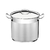 Olla de Acero Inoxidable Tramontina Professional 20 Cm 5,7l Triple Fondo con Tapa 62648/200