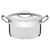 Cacerola de Acero Inoxidable Tramontina Professional 28 Cm 8,4l Triple Fondo con Tapa 62624/280