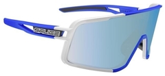 SALICE 022 RWX Montura Blanca con Azul, Optica 1 Azul, Optica 2 FOTOCROMATICA del exclusivo sistema de la marca italiana en azul