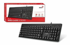 TECLADO GENIUS KB-116 NEGRO USB - comprar online