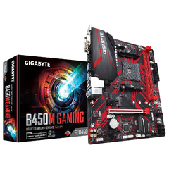PLACA MADRE GIGABYTE AM4 B450M GAMING M-ATX