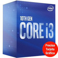 PROCESADOR INTEL CORE I3-10100F COMETLAKE S1200 BOX