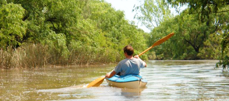 La Finca, kayak