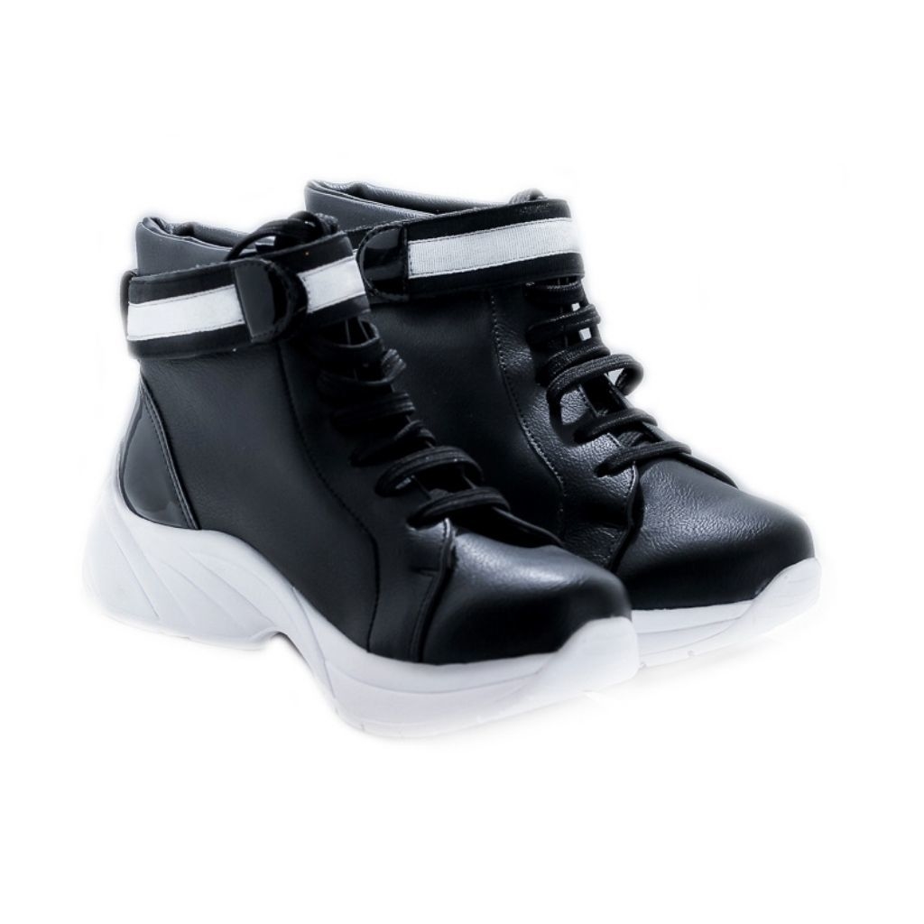 Tênis Bota Cano Alto Preto