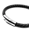 Pulsera de Cuero y Acero