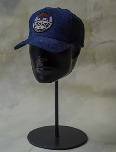 Gorra New York de Jean Azul con Parche Bordado