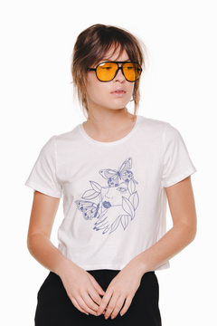 Remera Top Mariposa