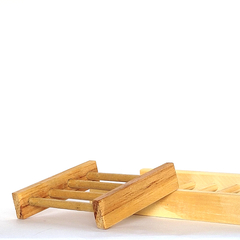 Jabonera de madera