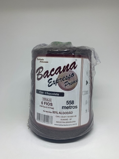 Barbante Bacana Expresso Prime 6 Fios Chocolate 419m-600g