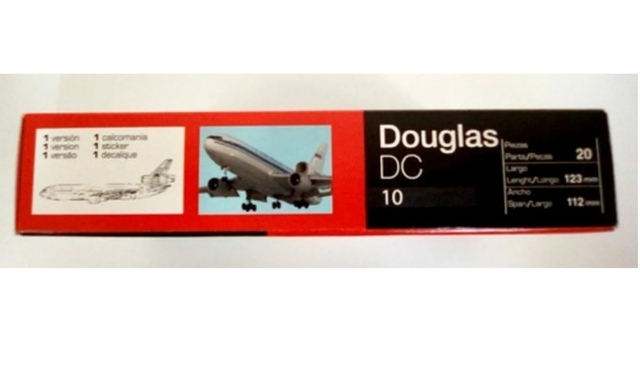 Avion Douglas Dc 10 Maqueta Para Armar Modelex Argentina 1/450 