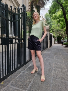 Blusa Isabel - 100% seda natural - verde en internet