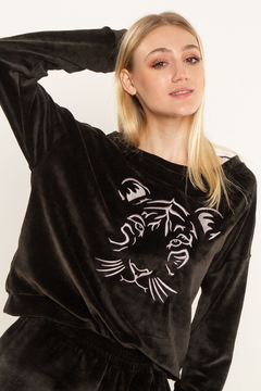 Buzo de plush Tibet - negro