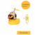 Sino amarelo para bicicleta - comprar online