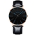 Relógio de pulso minimalista masculino geneva, relógio de quartzo de aço inoxidável azul ultrafino com pulseira de malha, casual para negócios, 2021 na internet